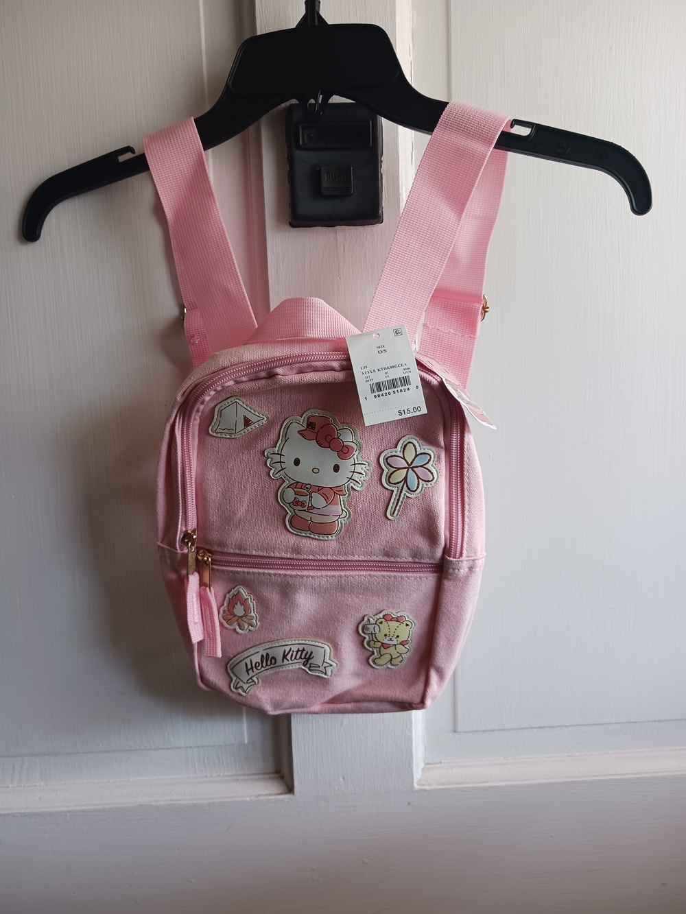 Hello Kitty Pink Kids Mini Backpack Cute Toddler Accessory Camping Theme